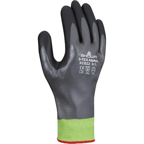 Gants r&eacute;sistants &agrave; la coupe S-TEX Alpha XC822, Taille 2T-Grand/10, Calibre 18, Rev&ecirc;tement Nitrile, Enveloppe en Tungst&egrave;ne, ASTM ANSI niveau A6 Kelford