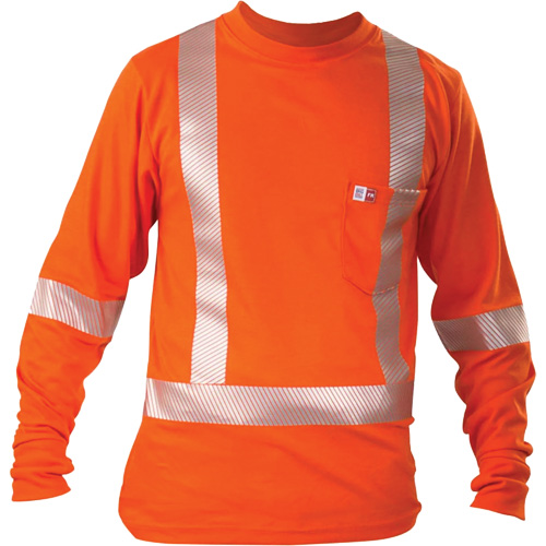 Long-Sleeved T-Shirt, 2X-Large, Orange Kelford