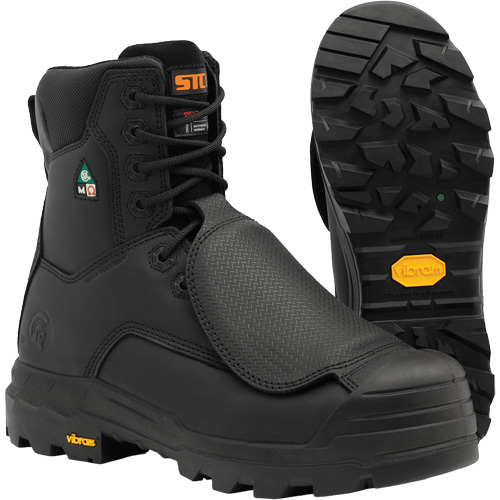 Bottes de travail Vulcan avec protecteur m&eacute;tatarsien &agrave; l'ext&eacute;rieur, Cuir, Taille 7, Imperm&eacute;able Kelford