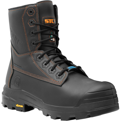 Bottes de travail Metpro Flex avec protecteur m&eacute;tatarsien, Cuir, Taille 8-1/2, Imperm&eacute;able Kelford