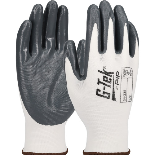 Gants en tricot sans couture G-Tek &eacute;conomiques, T-Grand, R&ecirc;vetement Nitrile, Calibre 13, Enveloppe en Nylon Kelford