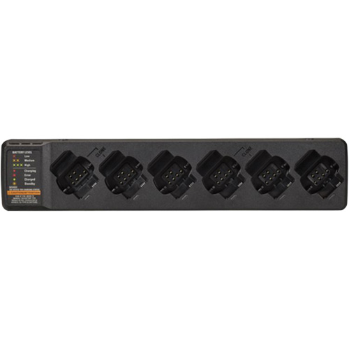 Chargeur multi-unit&eacute;s &agrave; 6 emplacements pour radio bidirectionnelle Curve Kelford
