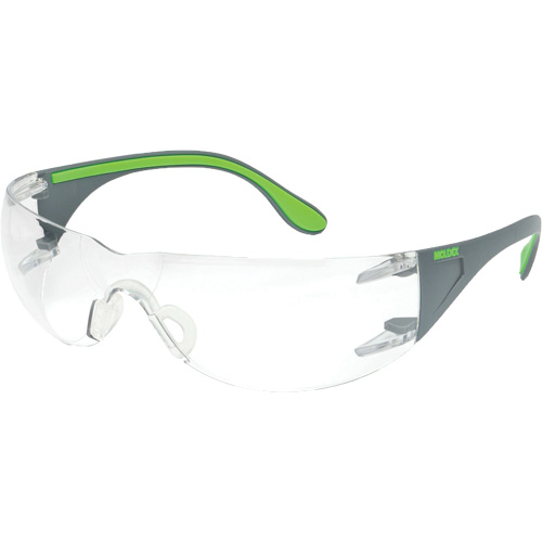 Lunettes de s&eacute;curit&eacute; gris/vert Adapt Lite, Lentille Transparent, Antibu&eacute;e/Anti-&eacute;gratignures, ANSI Z87+/R&eacute;pond ou surpasse la norme CSA Z94.3 Kelford