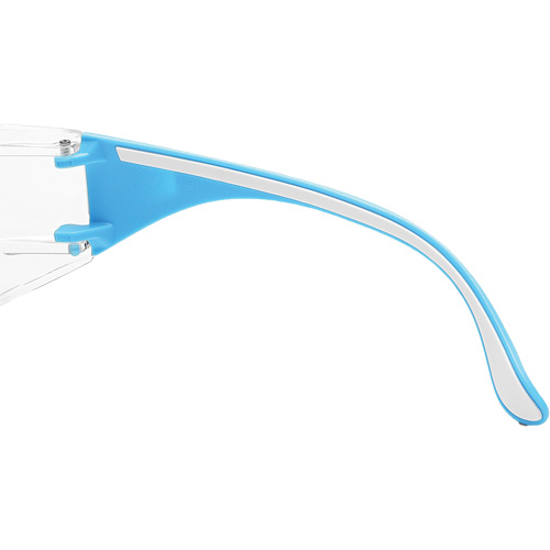 Lunettes de s&eacute;curit&eacute; bleu/blanc Adapt Lite, Lentille Transparent, Antibu&eacute;e/Anti-&eacute;gratignures, ANSI Z87+/R&eacute;pond ou surpasse la norme CSA Z94.3 Kelford