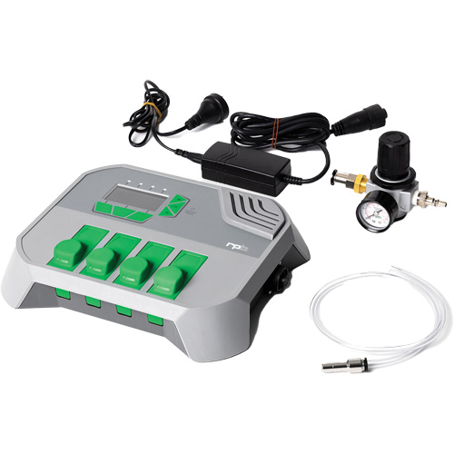 Moniteur de gaz GX4 avec cartouche CO de 5 ppm et ensemble d'adaptateur d'alimentation Kelford