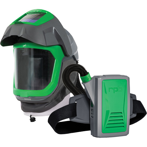 Masque de respirateur Z-Link avec joint de visage, visi&egrave;re & montage &agrave; ceinture, Respirateur &agrave; masque/Masque de soudage, Pile Lithium-ion Kelford