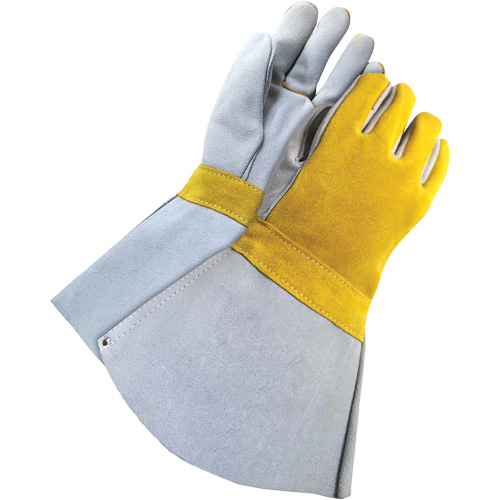 Lined Welder with 5" Cuff, Split Cowhide, Size One Size Kelford