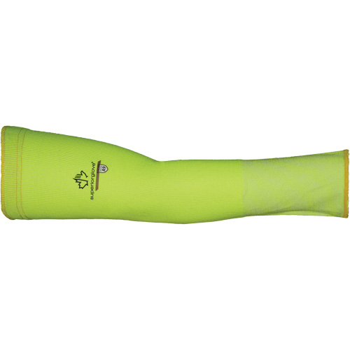 Max KTX1HV Cut-Resistant Sleeve, X-Large, TenActiv, 18", ASTM ANSI Level A9, High Visibility Yellow Kelford