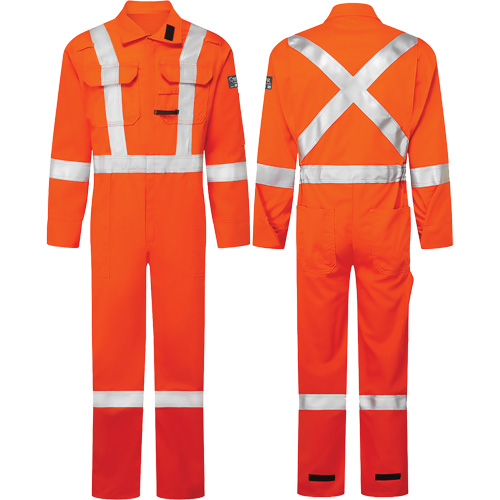 Combinaisons Avenger, 7 oz, Taille 42 grand, Orange haute visibilit&eacute; Kelford