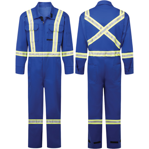 Combinaison de 9 oz FR Avenger, style 109, Hommes, Bleu royal, Taille 40 (grand taille) Kelford