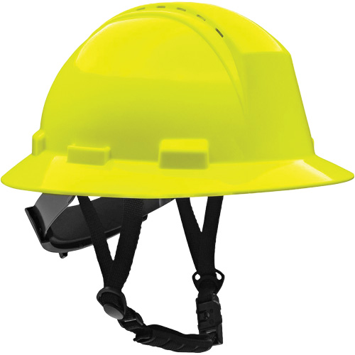 Casque de s&eacute;curit&eacute; &agrave; bord complet Kilimanjaro avec coque en PEHD, R&eacute;pond aux normes CSA type 2, Suspension Rochet, Ventil&eacute; Kelford