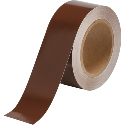 Pipe Marker Tape, 90', Brown Kelford