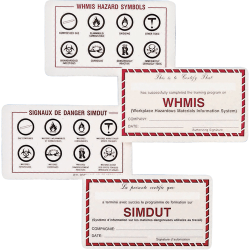 WHMIS Wallet Cards Kelford