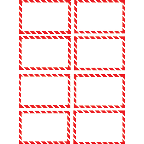 WHMIS Labels 100/Box, Vinyl, Sheet, 2-3/4" L x 4-1/4" W Kelford