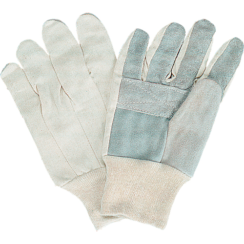 Gants de travail d'usage standard, Grand, Paume en Cuir de vache refendu Kelford
