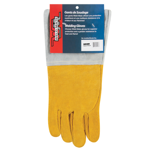 Gants de soudage TIG &agrave; ajustement sup&eacute;rieur, Cuir de daim refendu, Taille Moyen Kelford