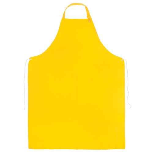 PVC Apron, PVC, Yellow, 35" W x 45" L Kelford