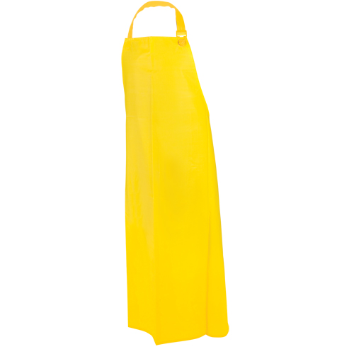 PVC Apron, PVC, Yellow, 35" W x 45" L Kelford