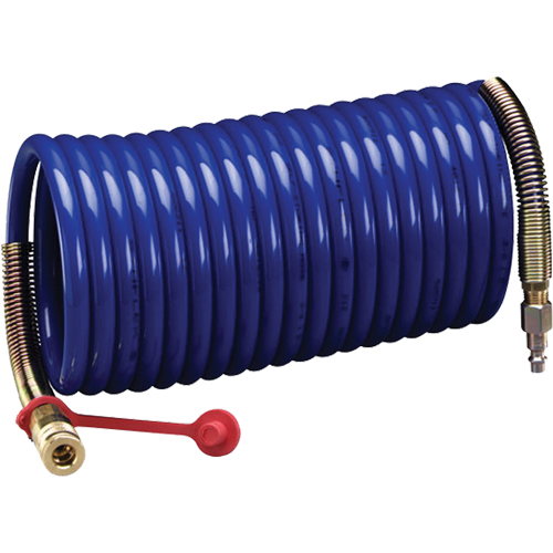 3M Series Loose Fitting Facepieces with Supplied Air-SUPPLIED AIR HOSES, Coiled High Pressure, 25' Kelford