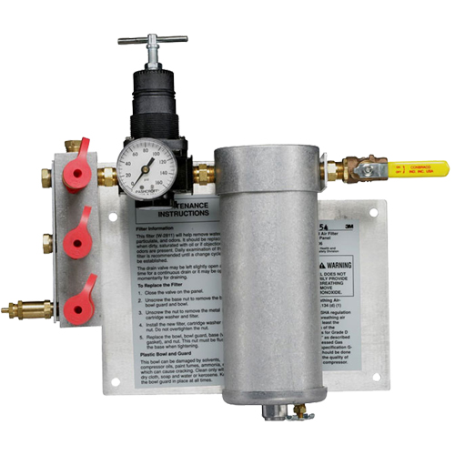 Masques non ajust&eacute;s 3M avec adduction d'air-PANNEAUX FILTRANTS PORTATIFS, Capacit&eacute; 50 pi³/min Kelford