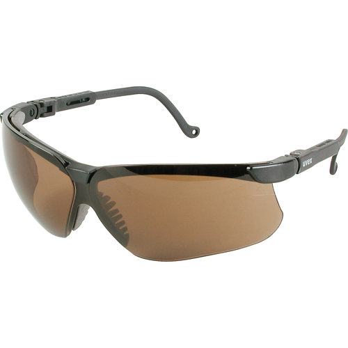 Lunettes de s&eacute;curit&eacute; Uvex Genesis, Lentille Brun, Antibu&eacute;e/Anti-&eacute;gratignures, R&eacute;pond ou surpasse la norme CSA Z94.3 Kelford