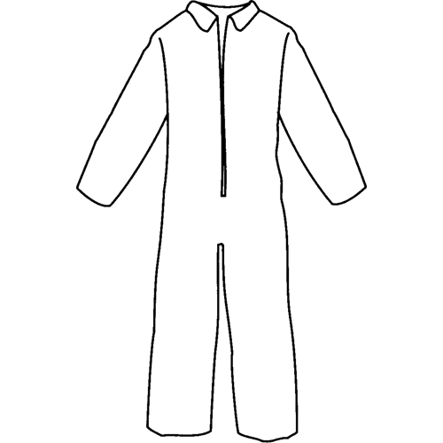 Pyrolon&reg; Plus 2 Disposable FR Coveralls, Small, Blue, FR Treated Fabric Kelford