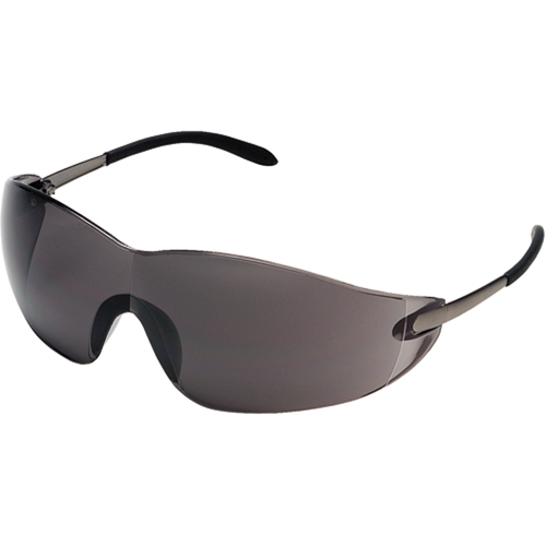Blackjack&reg; Safety Glasses, Grey/Smoke Lens, Anti-Scratch, ANSI Z87+/Meets/Exceeds CSA Z94.3 Kelford