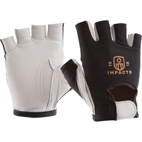 Anti-Impact Right-Hand Glove, Size Medium, Goatskin/Split Leather Palm Kelford