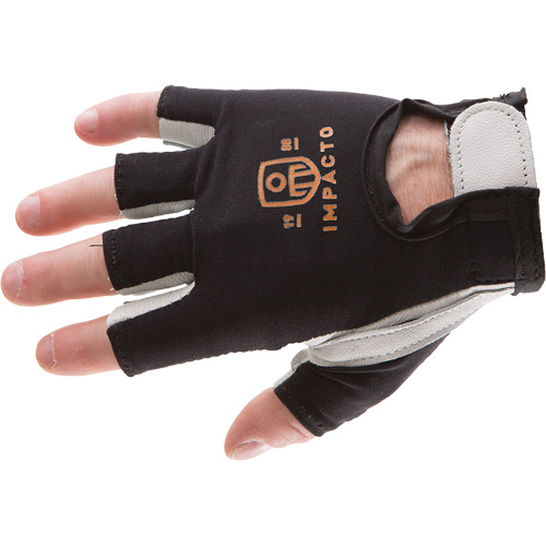 Anti-Impact Right-Hand Glove, Size Medium, Goatskin/Split Leather Palm Kelford