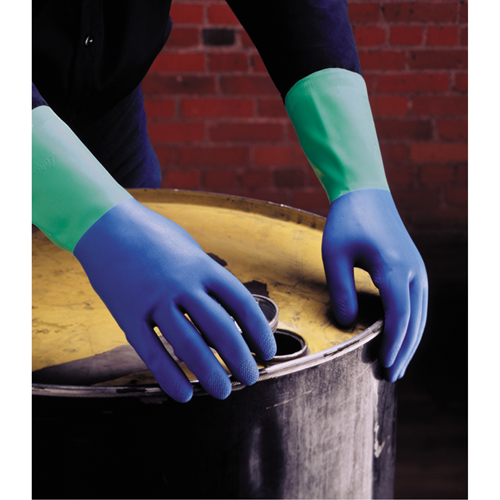 Gants Protector, Taille 6/Petit/6,5, 13" lo, Nitrile/Latex de caoutchouc, Doublure en Ouat&eacute;e, 28 mils Kelford