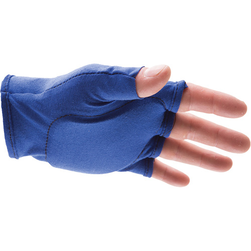 Anti-Impact Fingerless Right-Hand Glove Liner, 6/X-Small, Synthetic Palm, Slip-On Cuff Kelford