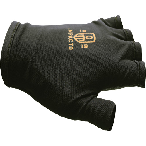 Gants antichocs sans doigts, main gauche, T-petit, Paume en Cuir refendu, Poignet &agrave; enfiler Kelford