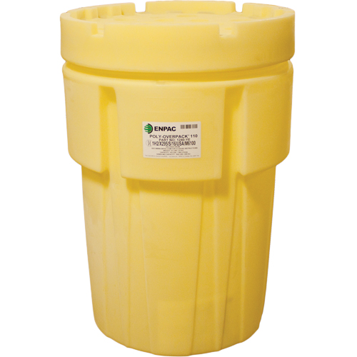 Poly-Overpack&reg; 110 Salvage Drum, 103 US gal., Stationary Kelford