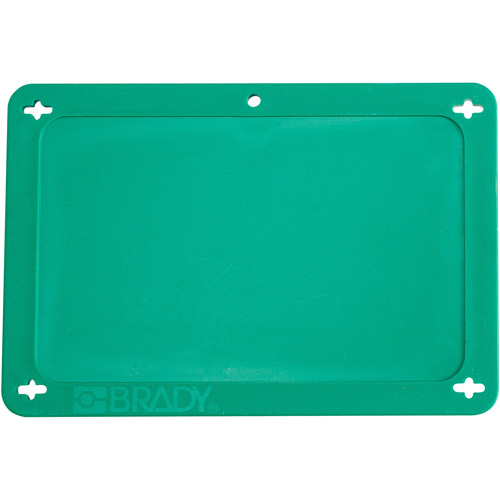 &eacute;tiquette vierge pour vanne, Plastique, 4-3/4" la x 3-1/4" h Kelford