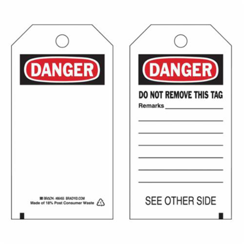&eacute;tiquettes de s&eacute;curit&eacute; auto-plastifiantes, Polyester, 3" la x 5-3/4" h, Anglais Kelford