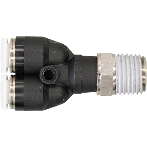 Raccord m&acirc;le en Y filet&eacute; Topfit, 1/2" dia., Polym&egrave;re Kelford