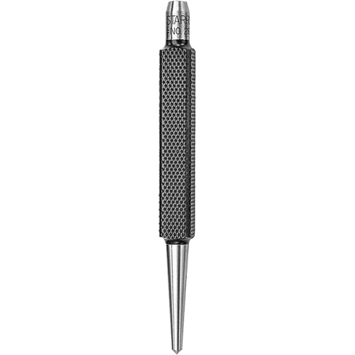 Centre Punch with Square Shank, 1/8" Dia., 3/8" Stock Size, 4" L Kelford