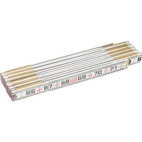 Red End&reg; Flat Reading Rule, 6' L, Wood Kelford