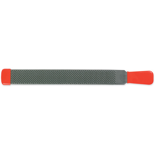 R&acirc;pe et lime pratique pour ferblantier avec poign&eacute;e coussin&eacute;e, Rectangulaire, 17-1/10", Demi-douce Kelford