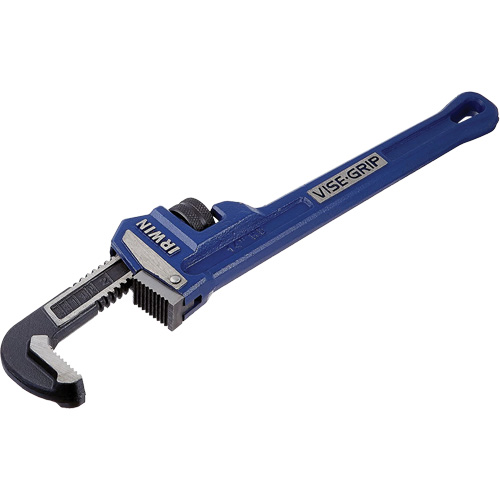 Cast Iron Pipe Wrench, 1-1/2" Jaw Capacity, 10" Long Kelford