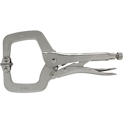 Locking Pliers, 11" Length, C-Clamp Kelford