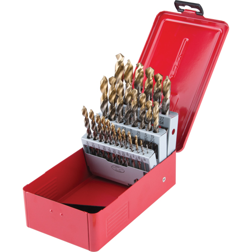 Jobber Drill Set, 29 Pieces, High Speed Steel Kelford