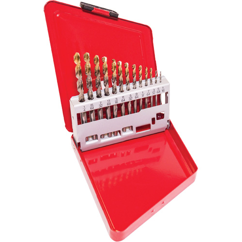Jobber Drill Set, 13 Pieces, High Speed Steel Kelford