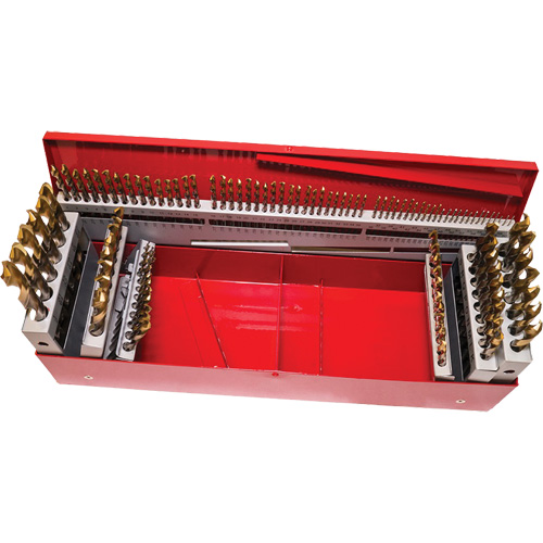 Jobber Drill Set, 115 Pieces, High Speed Steel Kelford