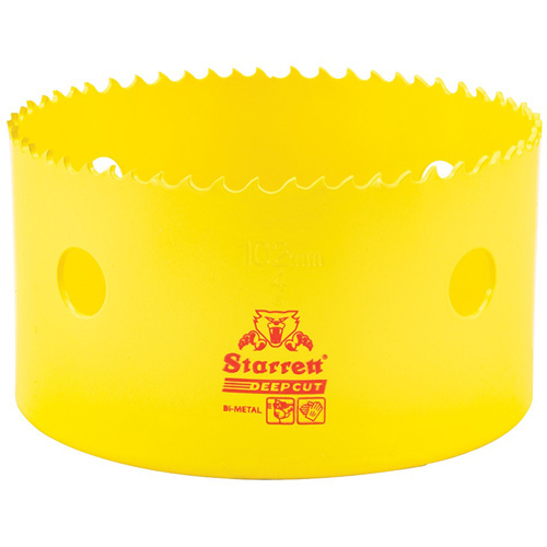 Bi-Metal Holesaw - 4", 4", 2" Depth of Cut, Bi-Metal Kelford