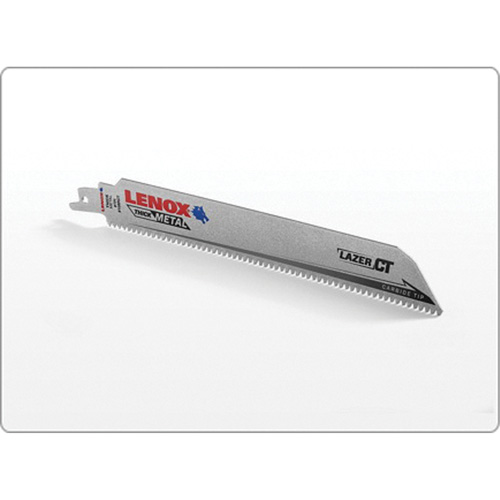 Lazer CT Reciprocating Saw Blade, Carbide, 8 TPI, 9" L x 1" W Kelford