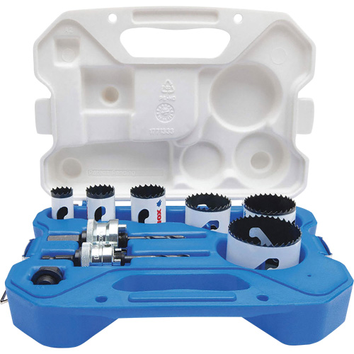 Ensemble de scies-cloches d'&eacute;lectricien Speed Slot, 9 morceaux Kelford