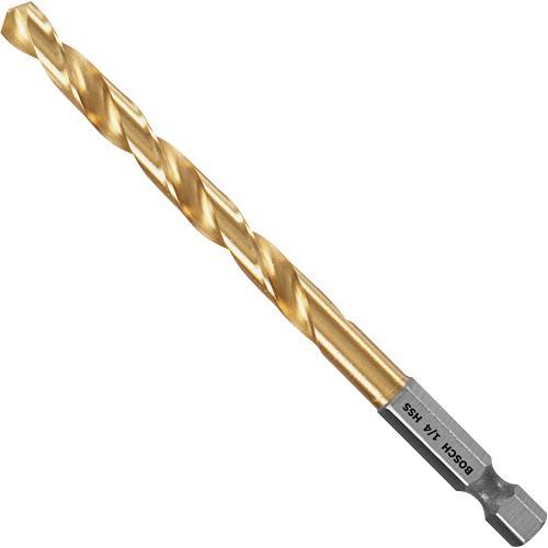 Foret Impact Tough, Acier rapide, Cannelure 3", Pointe de 135° Kelford
