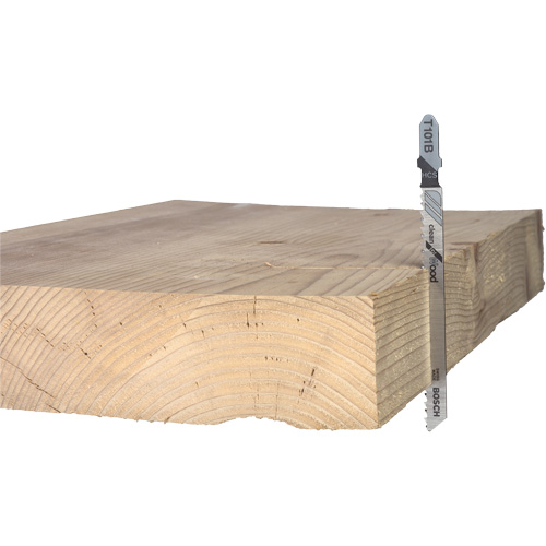 Wood Cutting Jigsaw Blade, High-Carbon Steel, T-Shank, 4" L, 10 TPI Kelford