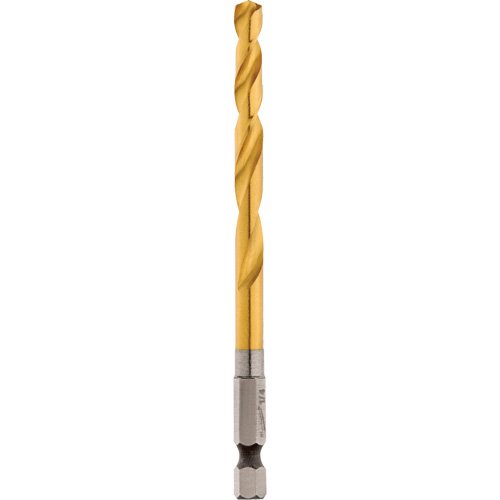 Foret Shockwave, 1/4", Titane, Cannelure 2-15/32", Pointe de 135° Kelford
